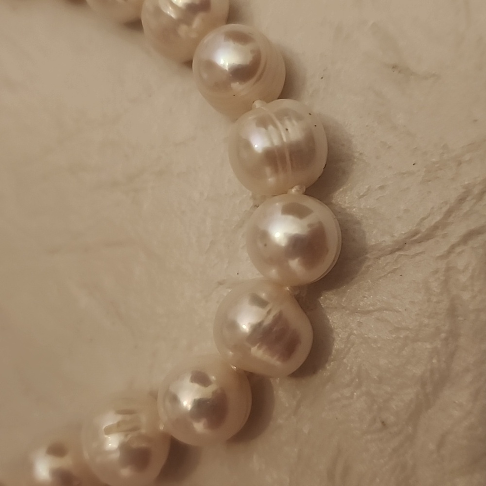 Necklace pearl simulant - Picture 2 of 2